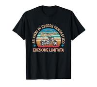 Femme Homme 45e anniversaire 45 ans moto motards T-Shirt