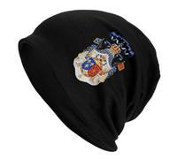 Femme Homme Bonnet À Revers Armoiries De La France Bonnets De Ski Chaud Bonnet d'hiver Doux Bonnets Tricoté pour Patinage Cyclisme Quotidien