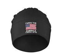 Femme Homme Bonnets De Ski L'Amérique De Mon Enfance Me Manque. Bonnets Tricoté Classique Bonnet d'hiver Doux Hiver Chapeaux pour Course Ski Quotidien