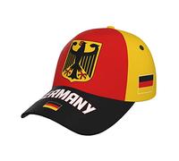 Femme Homme Casquette De Baseball Drapeau De l'Allemagne Cool Allemand Casquette Hip Hop Réglable Casquette Trucker Anti-UV Chapeaux Pare-Soleil pour Adulte Golf Pêche