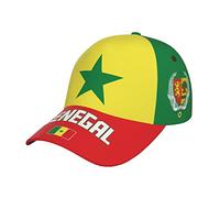 Femme Homme Casquette De Baseball Drapeau du Sénégal Cool Sénégalais Casquette Baseball Mode Casquette Trucker Protection Solaire Casquette Hip Hop pour Camping Pêche Golf