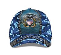 Femme Homme Casquette De Baseball Réglable Chapeaux Pare-Soleil Casquette Trucker Hip Hop Respirant Snapback Casquette Impression 3D Us Navy - Motif Militaire Camouflage