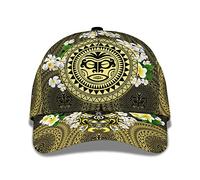 Femme Homme Casquette De Baseball Réglable Chapeaux Pare-Soleil Casquette Trucker Hip Hop Respirant Snapback Casquette Tatouage Maori Polynésien Imprimé en 3D
