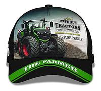 Femme Homme Casquette De Baseball Réglable Chapeaux Pare-Soleil Casquette Trucker Snapback Casquette Personnalisé Imprimé en 3D Le Fermier - sans Tracteurs, Vous Seriez sans-Abri Affamé Nu