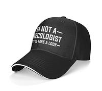 Femme Homme Casquette Trucker Je Ne suis Pas Gynécologue, mais Je Vais Regarder Casquette Baseball Anti-UV Casquette De Baseball Respirant Snapback Casquette pour Sport Hip Pop Pêche