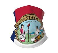 Femme Homme Echarpe Tête Pirate Drapeau De La Caroline du Nord Cache-Col Élastique Bandana Anti-Solaire Bandeau Magique pour Randonnée Motorcycle Escalade