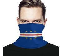 Femme Homme Echarpe Tête Pirate Drapeau du Cap-Vert Couvre-Chef Unique Bandeaux Respirant Bandana pour Sports Yoga Escalade