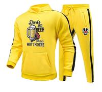 Femme/Homme Fléchettes Bière Impression 3D Sweat à Capuche et Pantalons de Jogging Survêtement 2 Pièces Ensembles Fléchettes Équipe Tenue Décontracté Costume de Sport