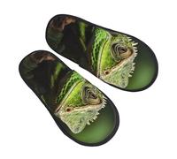 Femme Homme Pantoufles Chaussons Fluffy Lézard Chaussures D'Intérieur Antidérapantes Slippers Hotel Classique Hiver Chaud Pantoufles Pour Voyages Interieur Maison M
