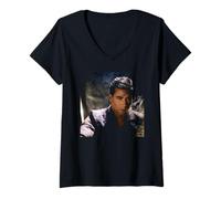 Femme Human League Philip Oakey The Face Mag Cover par Simon Fowler T-Shirt avec Col en V