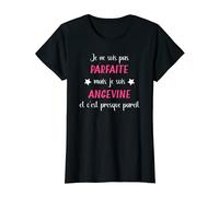 Femme Humour Anger Je ne suis pas parfaite mais je suis angevine T-Shirt