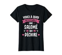 Femme Humour Cadeau Personnalisé Prénom Salomé Qui Déchire T-Shirt