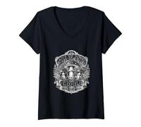 Femme Humour de la fourrage de Champignons Toutes Les Plantes sont comestibles qu'une Seule Fois T-Shirt avec Col en V