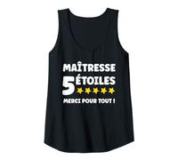 Femme Humour Départ Enseignante école Merci Super maîtresse Débardeur