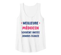 Femme Humour départ médecin Fille métier Meilleure médecin Débardeur