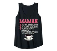 Femme Humour Familial Design de Maman Blagues pour Parents Débardeur