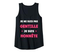 Femme Humour Femme Je Ne suis Pas Gentille Je suis Honnête Débardeur