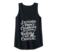Femme Humour Femme Prince Charmant Ranger Château Drôle Débardeur