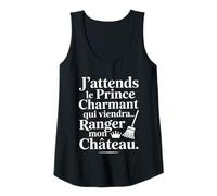Femme Humour Femme Prince Charmant Ranger Château Drôle Débardeur