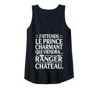 Femme Humour Femme Prince Charmant Ranger Château Drôle Débardeur