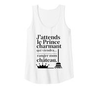 Femme Humour Femme Prince Charmant Ranger Château Drôle Débardeur