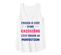Femme Humour Passer à côté d'une caissière départ caissière Débardeur