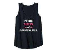 Femme Humour Petite Maeva mais Grande Gueule Prénom Maeva Débardeur