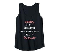 Femme Humour Prof Sciences Certifiée Meilleure Prof de Sciences Débardeur
