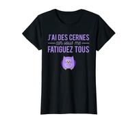 Femme Humour Vous Me Fatiguez Tous Marre Des Gens Cons T-Shirt