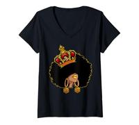 Femme Hustle Skills hu$tle $killz pour Les Hustlers Qui Aiment bousculer T-Shirt avec Col en V