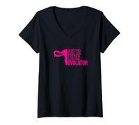 Femme Hystérectomie Humour Drôle Chirurgie Féministe Récupération Blague T-Shirt avec Col en V