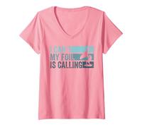 Femme I Can't My Foil s'appelle Wing Foil Wingsurfing Foil Wing T-Shirt avec Col en V