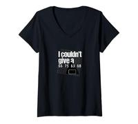 Femme I Couldn’t Give a 66 75 63 6B - Hex Code Nerd Geek Hacker T-Shirt avec Col en V