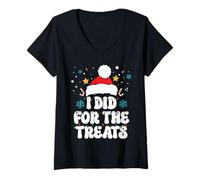 Femme I Don't Do Matching Christmas Tenues Funny Family Couples T-Shirt avec Col en V