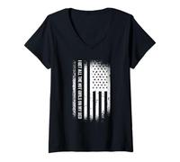Femme I Get All The Hot Girls on My Bed Remorque Truck Operator T-Shirt avec Col en V