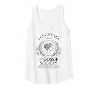 Femme I Get My Tea from The Gossip Society Vintage Élégant Humour Débardeur