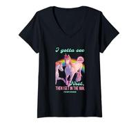 Femme I Gotta See The Candy : première déclaration étrange et drôle T-Shirt avec Col en V