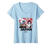 Femme I Love Japan, This is Japan Culture, Japan Fashion Graphic T-Shirt avec Col en V