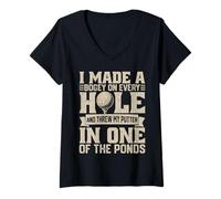 Femme I Made A Bogey on Every Hole and Throw My Putter in One of T T-Shirt avec Col en V