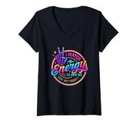 Femme I Match Energy, Alors Comment Allons-Nous agir Aujourd'hui T-Shirt avec Col en V