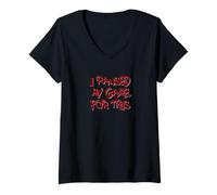Femme I Paused My Game for This Funny Gamer Quote T-Shirt avec Col en V
