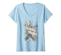 Femme I Require So Much Marianne Dashwood Citation littéraire T-Shirt avec Col en V