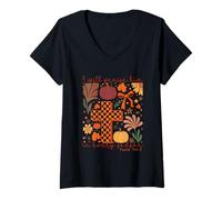 Femme I Will Praise Him in Every Season Psaum 146:2 T-Shirt avec Col en V