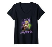 Femme Ice Age 100% Scrattitude T-Shirt avec Col en V