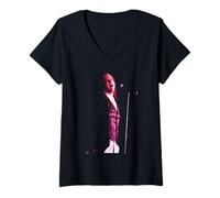Femme I'd Do Anything for Love Singer Meat Loaf Everything Louder T-Shirt avec Col en V