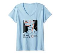 Femme If We Don't Who Will ? (Protest & Fight Statement) T-Shirt avec Col en V