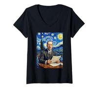 Femme Igor Strawinsky Compositeur Pianiste T-Shirt avec Col en V