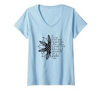 Femme Il m'appellera et je lui répondrai T-Shirt avec Col en V