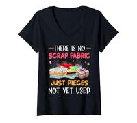 Femme Il n'y a Pas de résidus de Tissu, Juste des pièces Non Encore utilisées T-Shirt avec Col en V