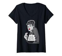 Femme I'll Stop Wear Black When They Make A Darker Color Goth T-Shirt avec Col en V